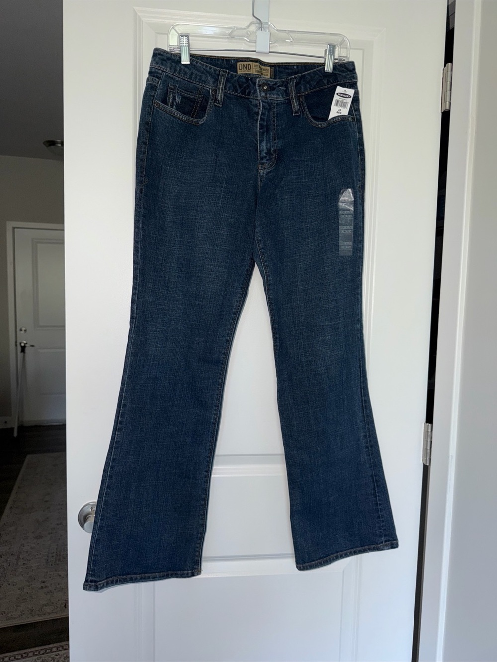 Old Navy Dark Blue Flare Jeans - Picture 4 of 6